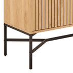 Jaya Sideboard With 2 Doors and 2 Shelves in Oak