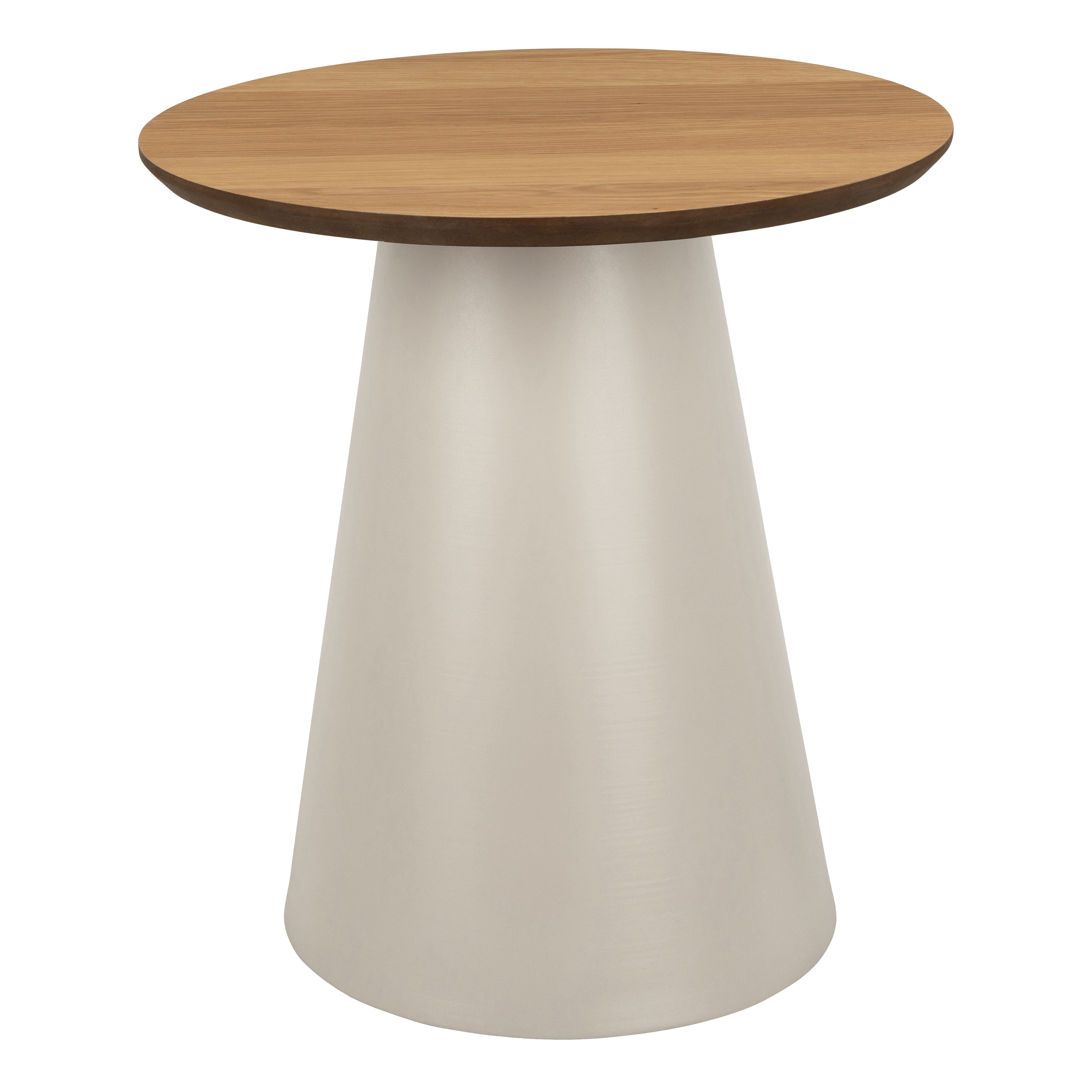 Sullivan Round Coffee Table in Oak/Grey 45x48cm