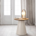 Sullivan Round Coffee Table in Oak/Grey 45x48cm