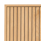 Jaya Cabinet 2 Doors 3 Shelves With Oak Lamella Front