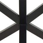 Harlow Dining Table with Ceramic Rusty Brown Top 135cm