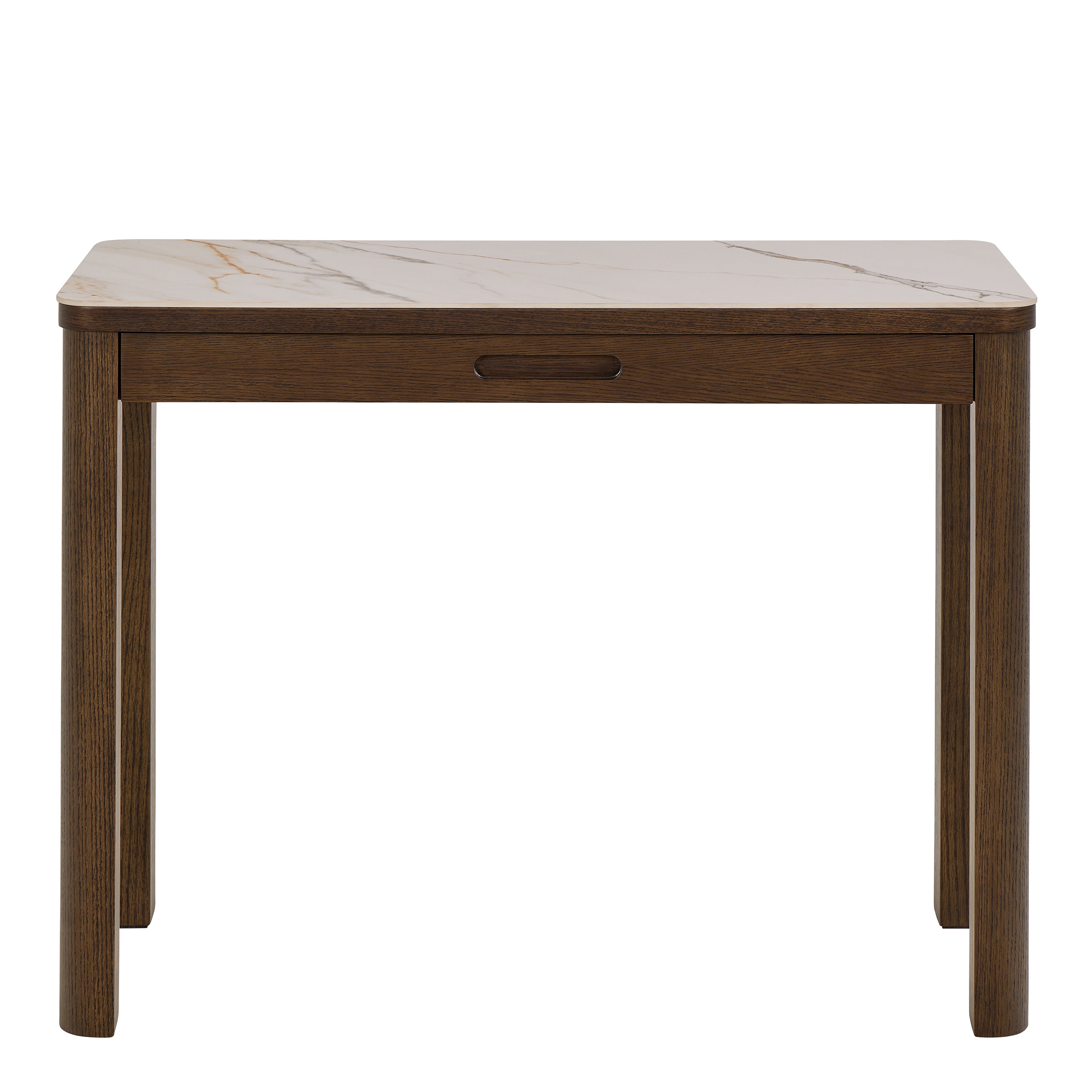 Stella Console Table 1 Drawer in Cream Ceramic