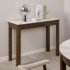 Stella Console Table 1 Drawer in Cream Ceramic