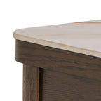 Stella Console Table 1 Drawer in Cream Ceramic