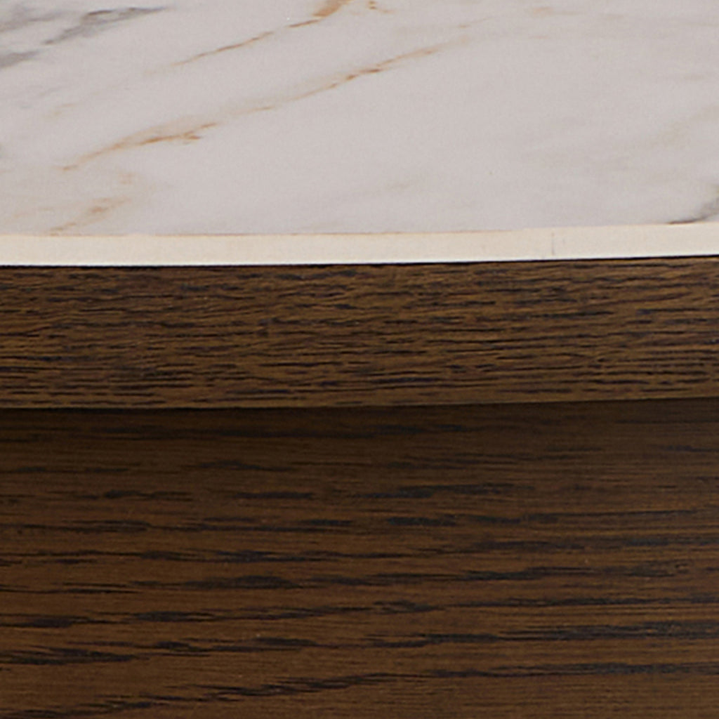 Stella Round Extendable Dining Table in Cream Ceramic 120x75cm