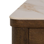 Stella Dining Table in Cream Ceramic 180x75cm