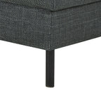 Orlando Right Hand Facing Corner Sofa in Dark Grey Fabric