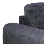 Orlando Right Hand Facing Corner Sofa in Dark Grey Fabric