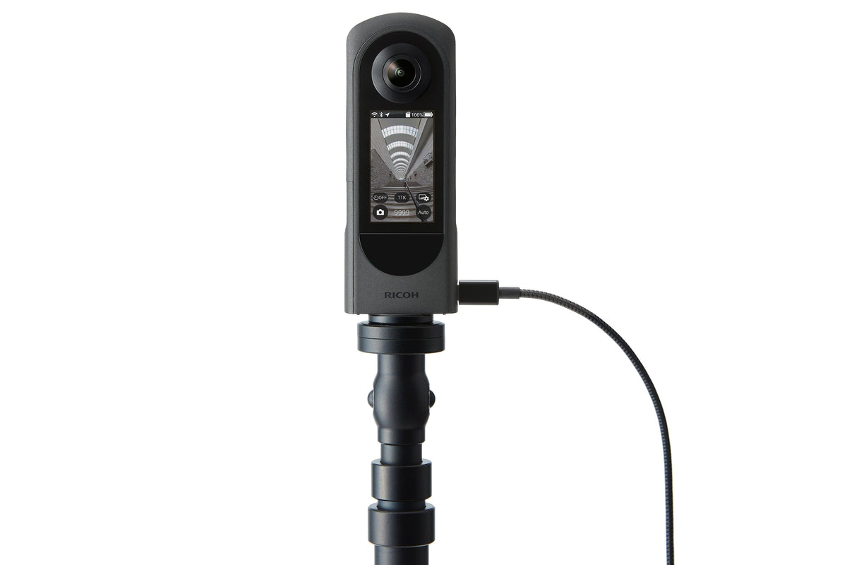 Ricoh Theta X Spherical 4K Ultra HD 360 60MP Camera - Black