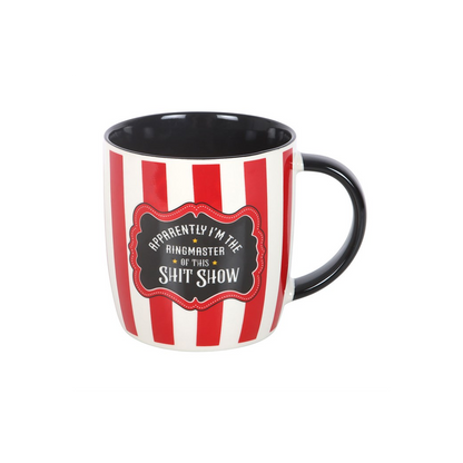 Red Striped Ringmaster Mug
