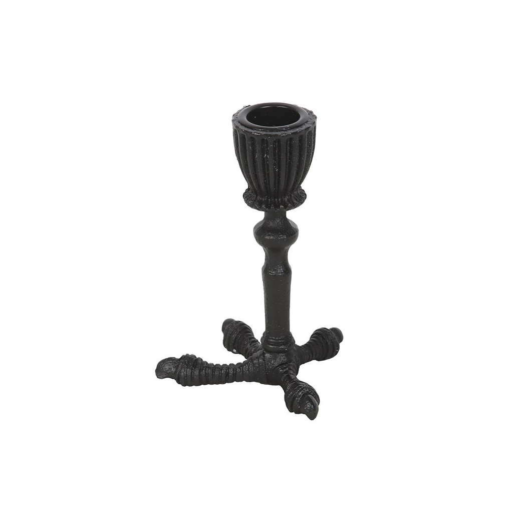 Raven Claw Taper Candle Holder