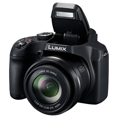 Panasonic Lumix DMC-FZ82D 18MP Bridge Camera - Black