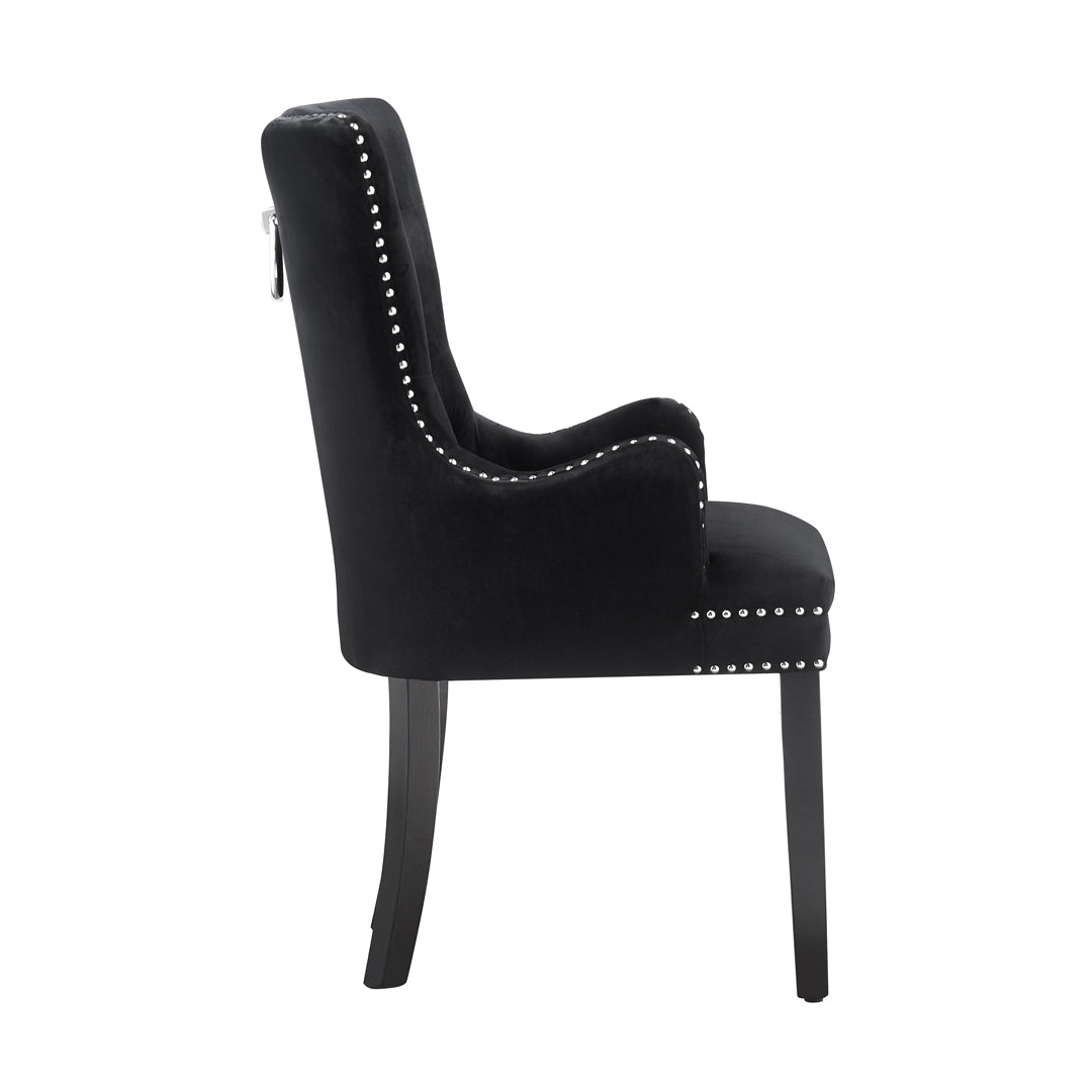 Windsor LUX Velvet Dining Chair (with armrests)