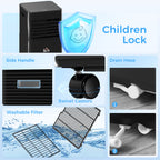 5000 BTU 4-In-1 Portable Air Conditioner Unit for Room up to 18m², Good Housekeeping Institute Approved