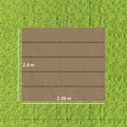 Outsunny Retractable Pergola Cover, 2.55 x 2.5 m Replacement Canopy Fabric for 3 x 3 m Frame, Roof Top Only, Tan