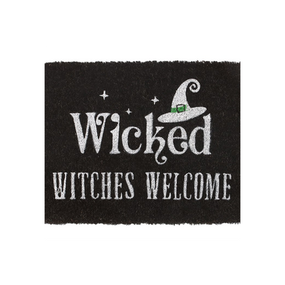 Black Wicked Witches Welcome Doormat