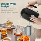 Retro Toaster and Kettle Set - Black