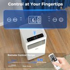 Portable Air Conditioner 9000 BTU, Air Conditioning Unit with Digital Display for Room up to 28?