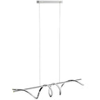 Pendant Light with 3 Colour Temperatures - Silver Tone