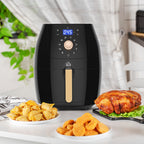 5.5L 1700W Air Fryer, with Digital Display, 80-200? Temperature