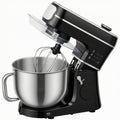 Stand Mixer, 6L 1400W Tilt-Head Food Mixer with 11 Speeds, Pulse & Fermentation Function, LED Display, Black