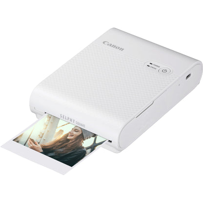 Canon Selphy Square QX10 Wireless Photo Printer - White