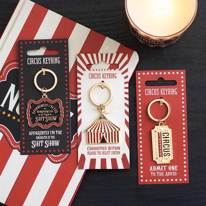 Circus Tent Keyring