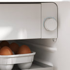 46 Litre Lockable Countertop Fridge - Cream White
