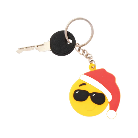 Christmas Faces Keyring