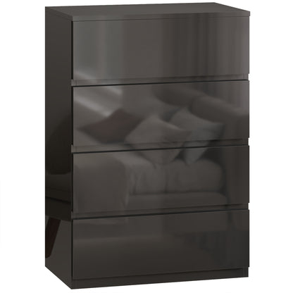 Chest of Drawers, 4-Drawer Storage Cabinets, Modern Dresser, Storage Drawer Unit for Bedroom