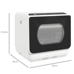 Six-Programme Countertop Dishwasher - White