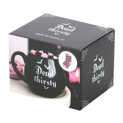 Dead Thirsty Mug and Socks Set