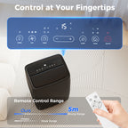Portable Air Conditioner 14000 BTU, 4-in-1 Air Conditioning Unit, Dehumidifier, Cooling, Fan, Child Lock, 40m²