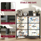 HOMCOM 6-Drawer Chest of Drawers - White