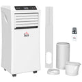 9000 BTU Air Conditioning Unit, 3-in-1 Portable Air Conditioner, Dehumidifier, Cooling Fan with Remote Control, Digital Display, 2 Speeds, 24H Timer, Window Venting Kit, 28m²