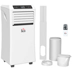 9000 BTU Air Conditioning Unit, 3-in-1 Portable Air Conditioner, Dehumidifier, Cooling Fan with Remote Control, Digital Display, 2 Speeds, 24H Timer, Window Venting Kit, 28m²