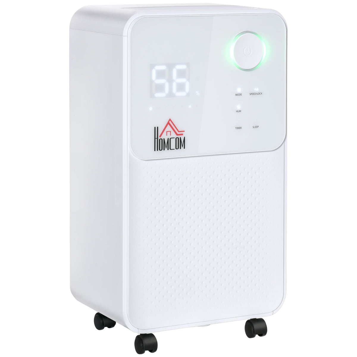 12L/Day Dehumidifier for Home, Laundry Room, Bedroom, Basement, Electric Moisture Air De-Humidifier with 4 Modes, Continuous Drainage, 24H Timer, Digital Humidity Display