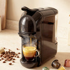 Pod Coffee Machine for Nespresso, Dolce Gusto Capsule & Ground Coffee, Small Semi Automatic Coffee Maker, 19 Bar, 0.6L