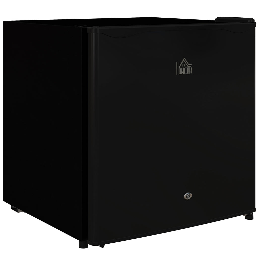 46 Litre Lockable Countertop Fridge - Black