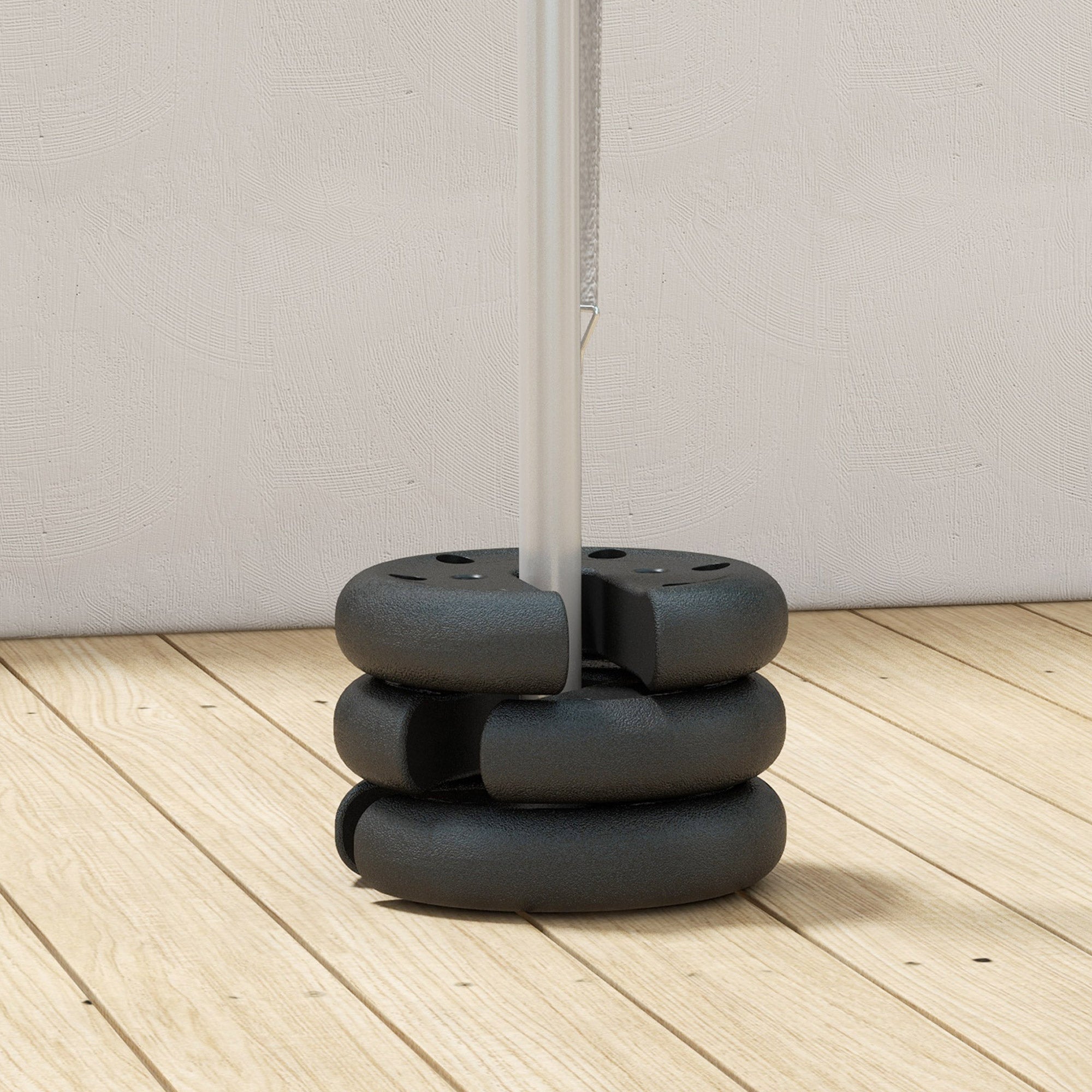 Outsunny Pop up Canopy Tent Weights Set of 4 PCs, Leg Weights for Marquee Party Tent Outdoor Canopy, Total 8.8KG