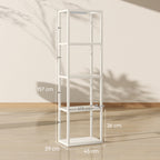 Four-Shelf Floor Lamp - Bleached Oak