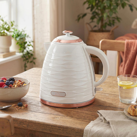 3kW Rapid Boil Honeycomb Kettle - Cream