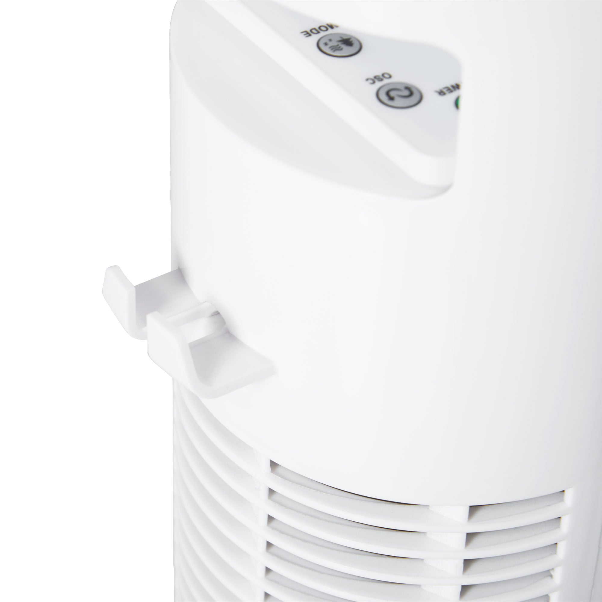 30'' Freestanding Tower Fan, 3 Speed 3 Mode, 10h Timer, 70 Degree Oscillation, LED Light, 5M Remote Controller, White