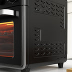 20L 90-230? Mini Convection Oven, with Air Fry Function - Black
