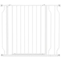 PawHut Wide Dog Safety Gate, with Door Pressure, for Doorways, Hallways, Staircases - White