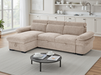 Hudson Sofabed Beige Universal Corner