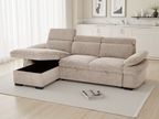 Hudson Sofabed Beige Universal Corner