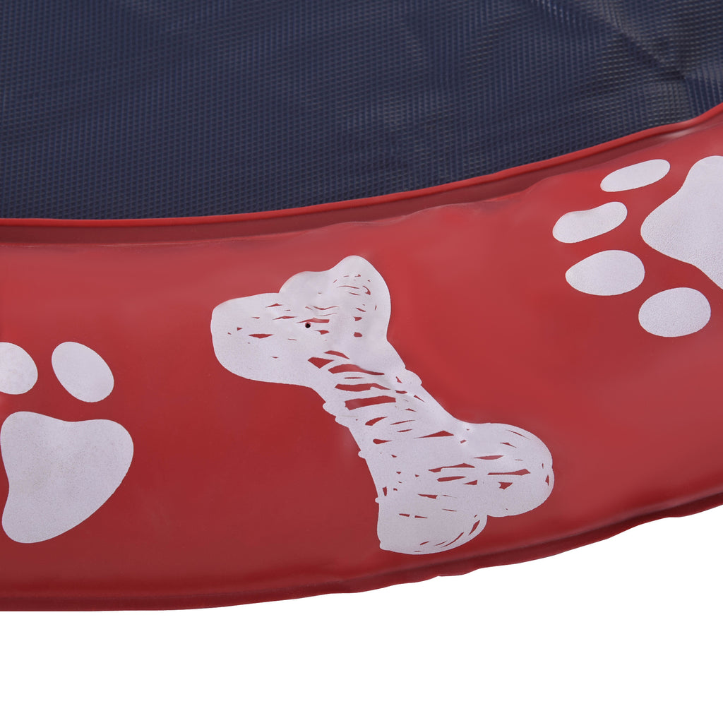 PawHut Dog Splash Pad, Pet Sprinkler Mat, Non-Slip Dog Paddling Pool, Foldable Outdoor Sprinkler and Splash Mat Water Play for Garden, Patio, Summer Fun, 170 cm