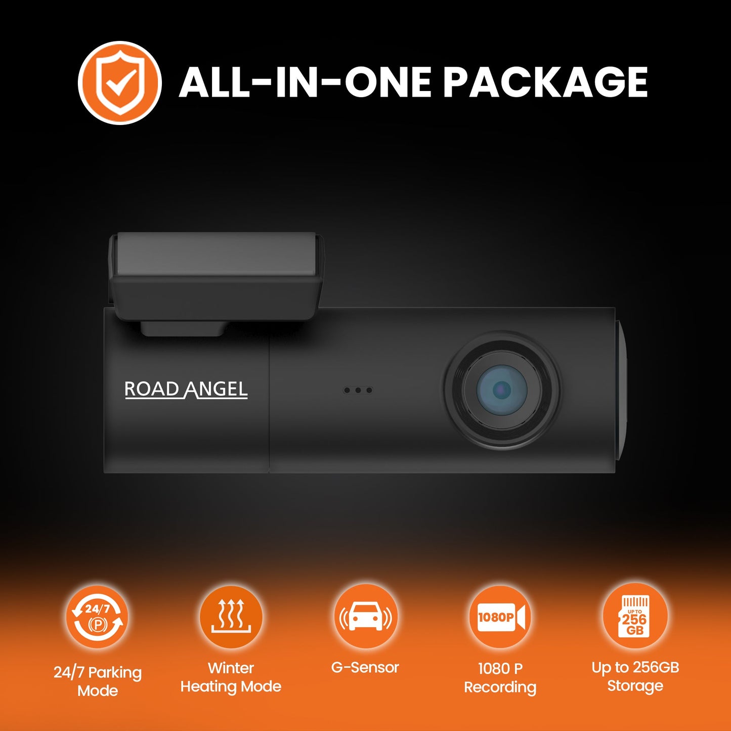 Road Angel Halo Spark 1080p Dash Cam