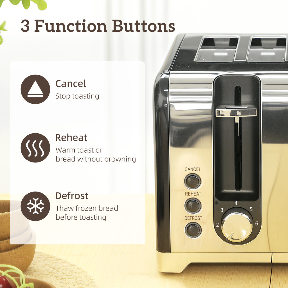 Kettle and Toaster Set, 1.7L 3000W Rapid Boil Jug Kettle with Otter Thermostat, Limescale Filter, 4 Slice Toaster with 7 Browning Controls, Crumb Tray, LED Strip, Black
